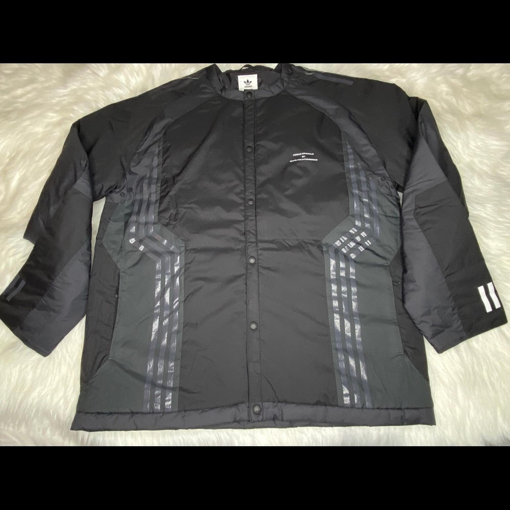 ADIDAS ORIGINALS WHITE MOUNTAINEERING JACKET